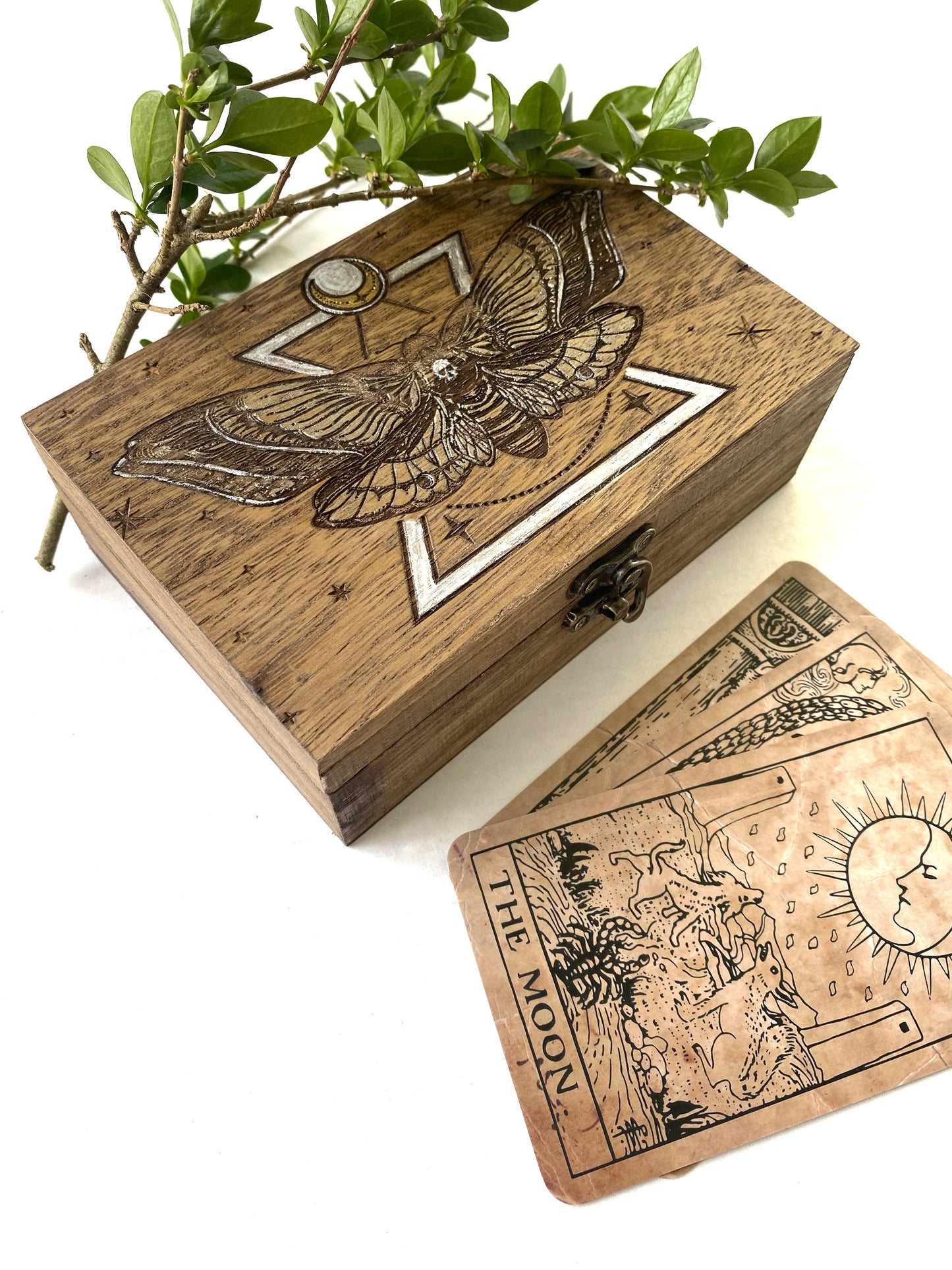 Death Head Hawk Moth Tarot Box - Faux Theory Design