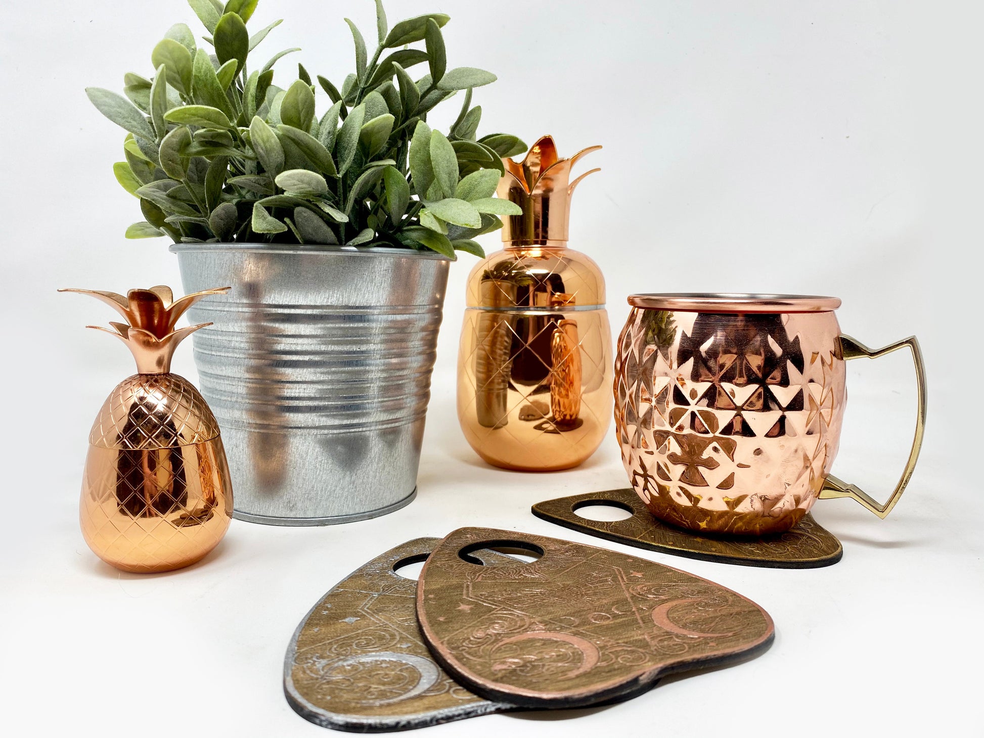 Distressed Planchette Coasters - Faux Theory Design