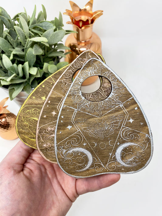 Distressed Planchette Coasters - Faux Theory Design