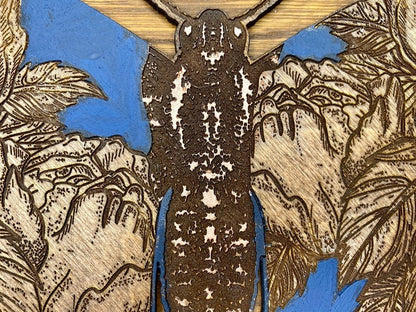 Floral Butterfly Wall Hanging - Faux Theory Design