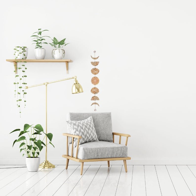 Floral Phases of the Moon Garland - Faux Theory Design