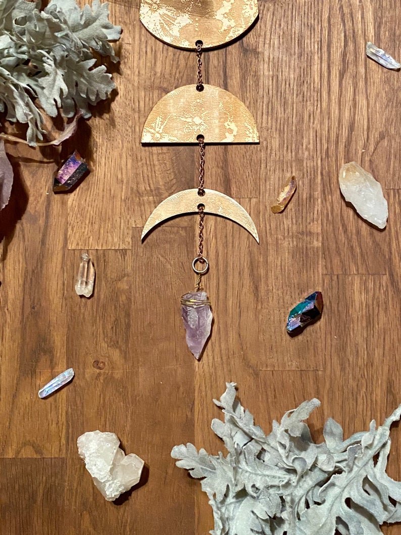 Floral Phases of the Moon Garland - Faux Theory Design