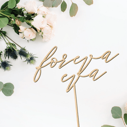 Foreva Eva Cake Topper - Faux Theory Design