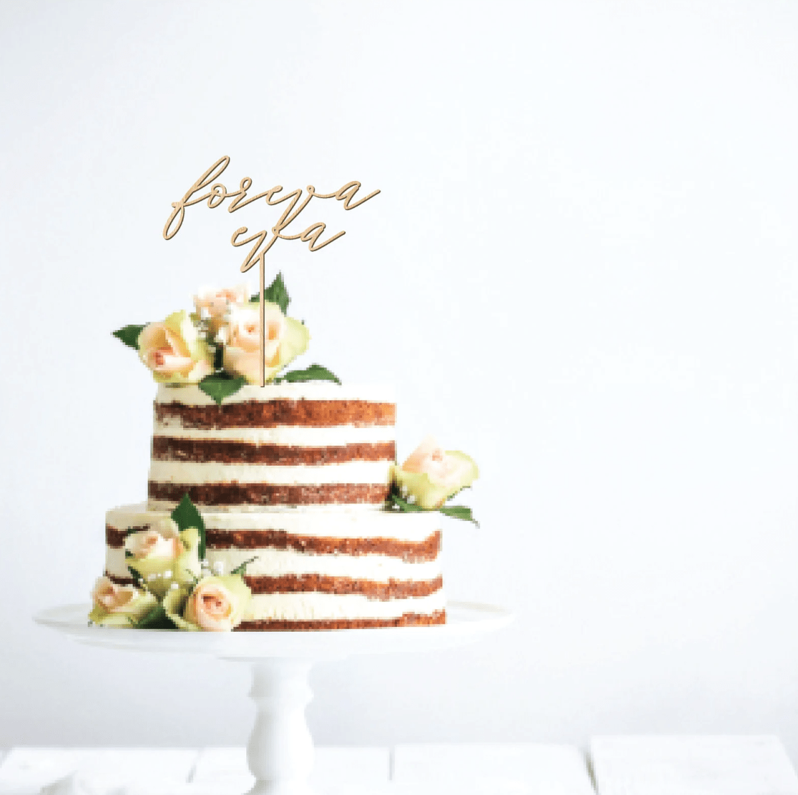 Foreva Eva Cake Topper - Faux Theory Design