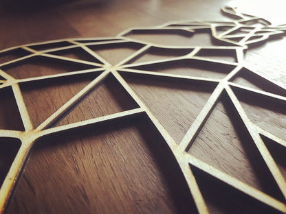 Geometric Elephant Wall Art - Faux Theory Design