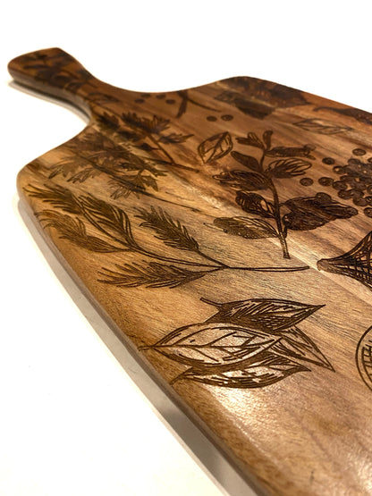 Herb Charcuterie Board - Faux Theory Design