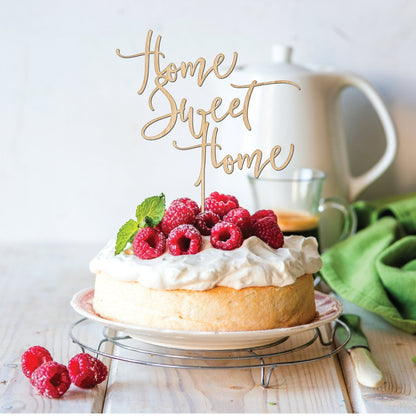 Home Sweet Home Cake Topper - Faux Theory Design