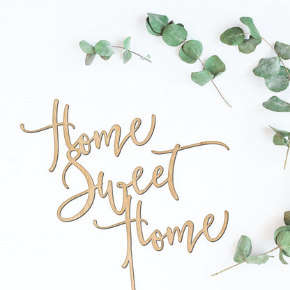 Home Sweet Home Cake Topper - Faux Theory Design