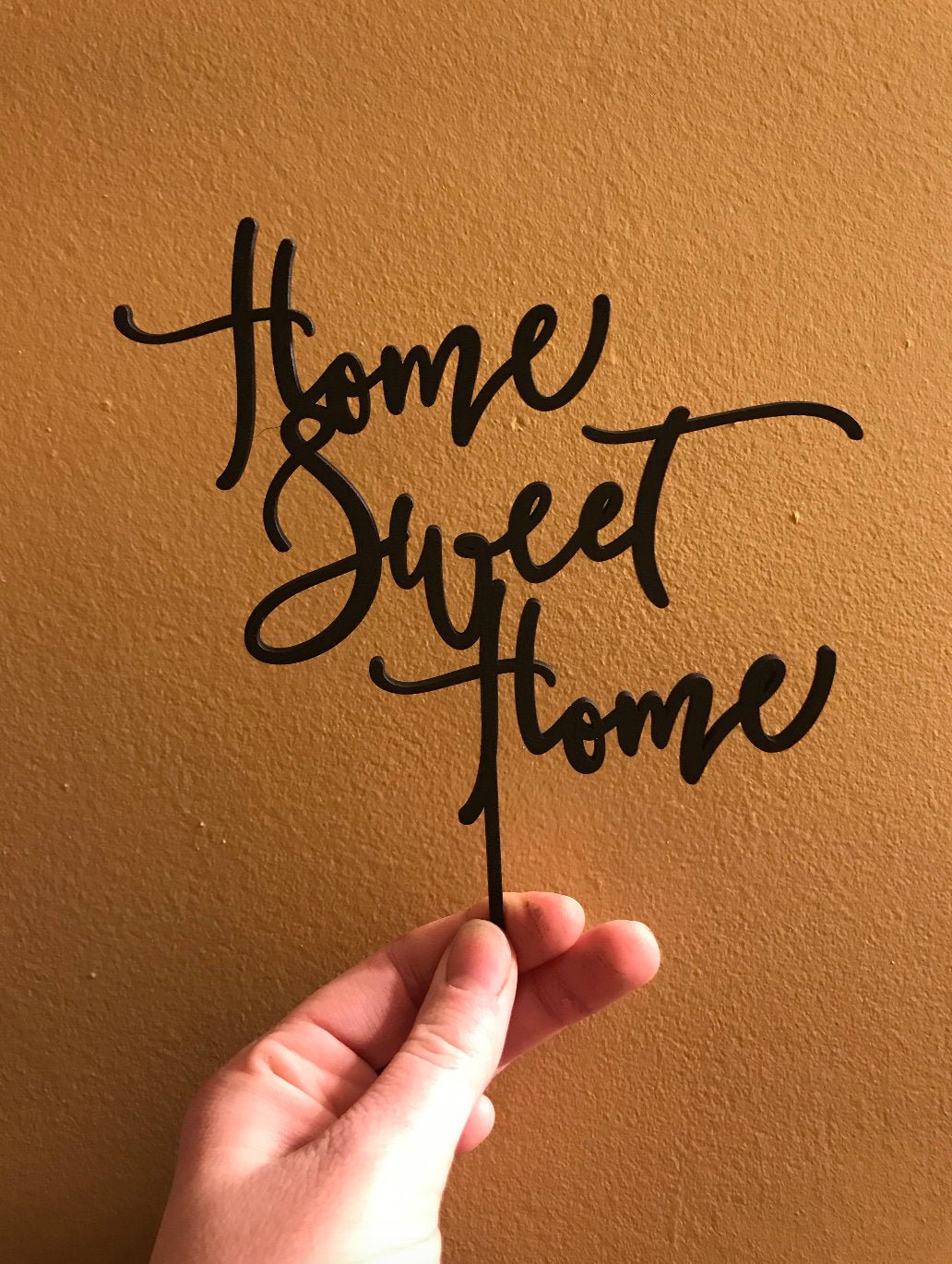 Home Sweet Home Cake Topper - Faux Theory Design