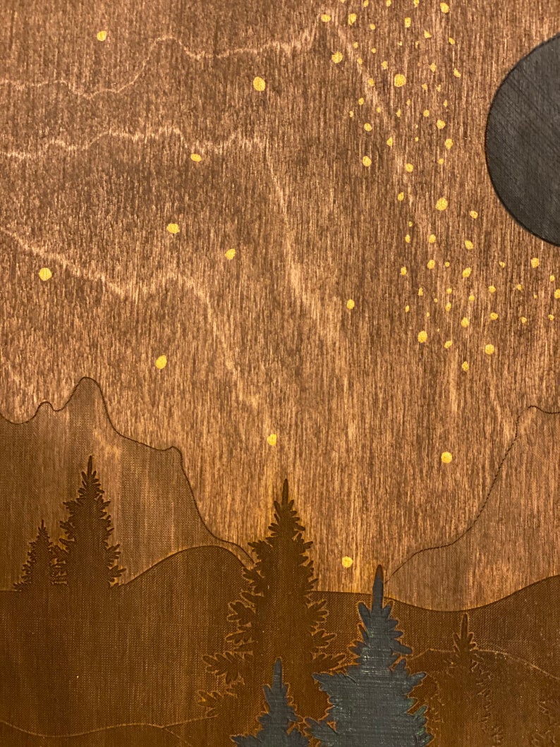Night Sky Filled with Stars Wall Art