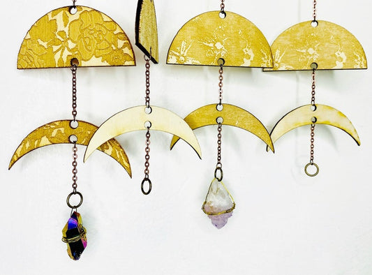 Floral Phases of the Moon Garland