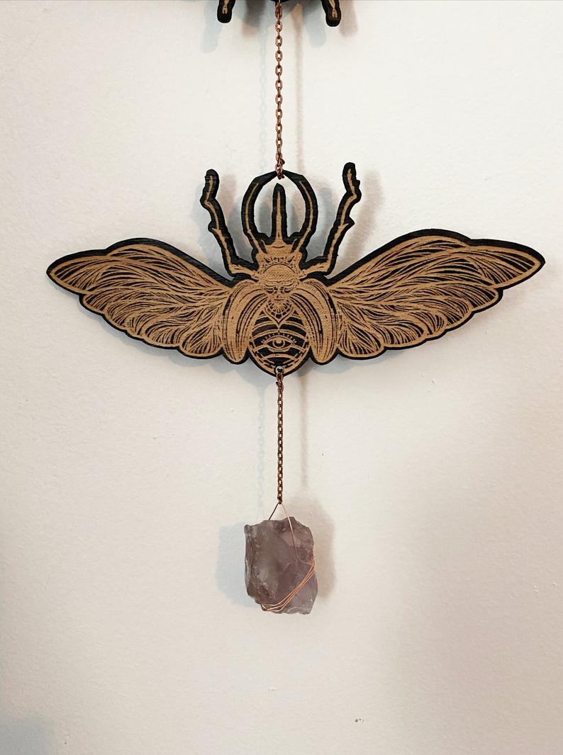 Moth and Beetle Garland