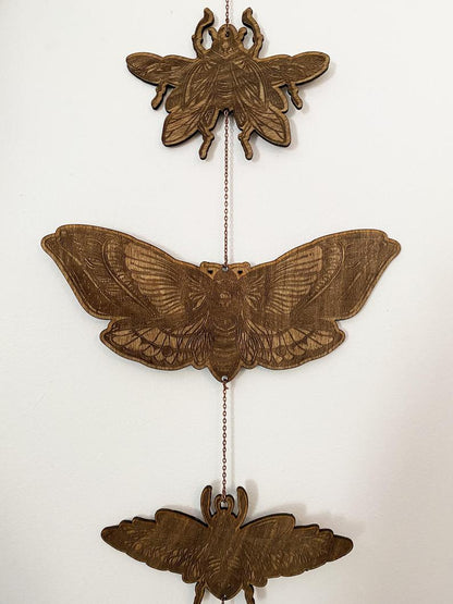 Moth and Beetle Garland