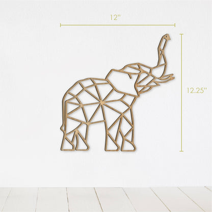 Geometric Elephant Wall Art