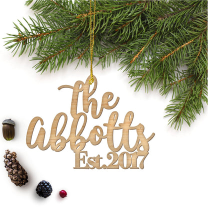 Personalized Christmas Ornament
