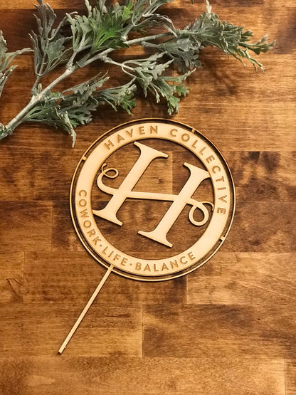 Custom LOGO Cake Topper
