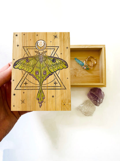 Luna Moth Small Storage Box