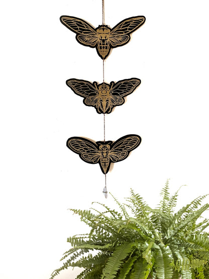 Black Cicada Garland