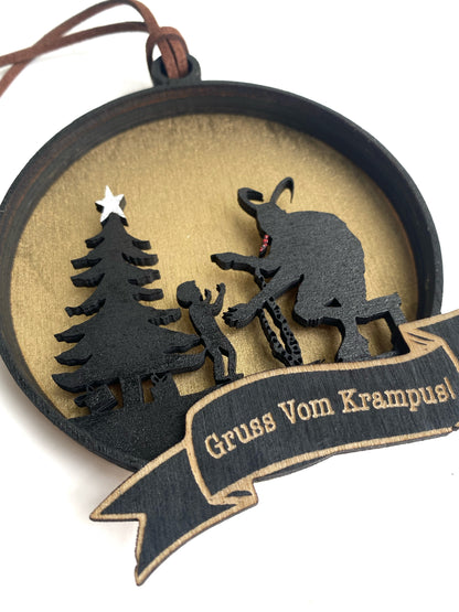Krampus Ornament - Faux Theory Design