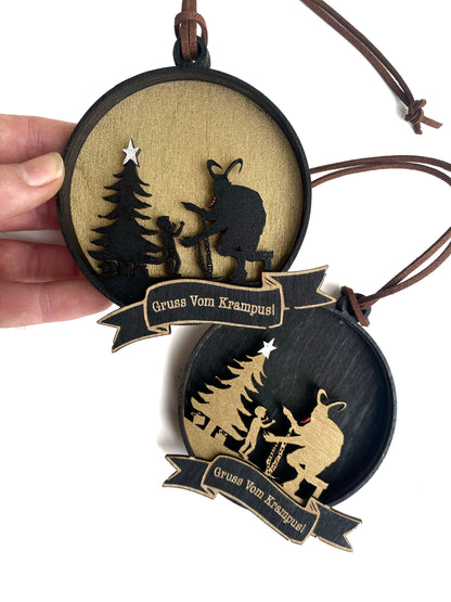 Krampus Ornament - Faux Theory Design