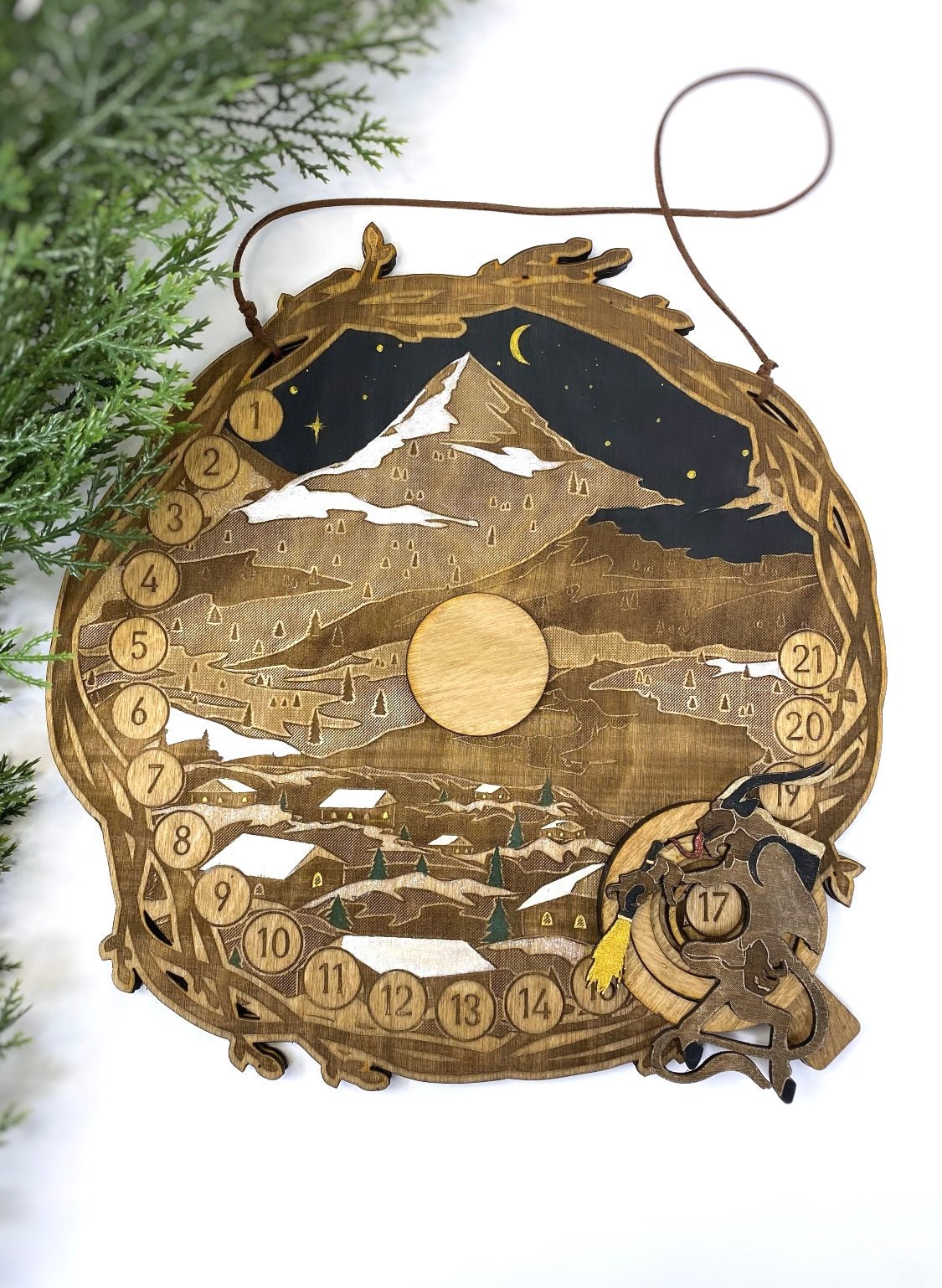 Krampus Yule Advent Calendar - Faux Theory Design