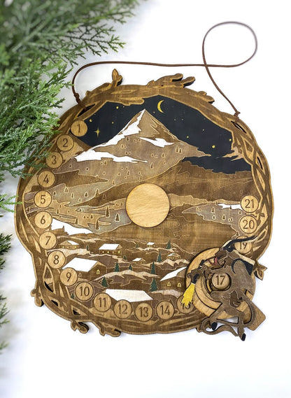 Krampus Yule Advent Calendar - Faux Theory Design