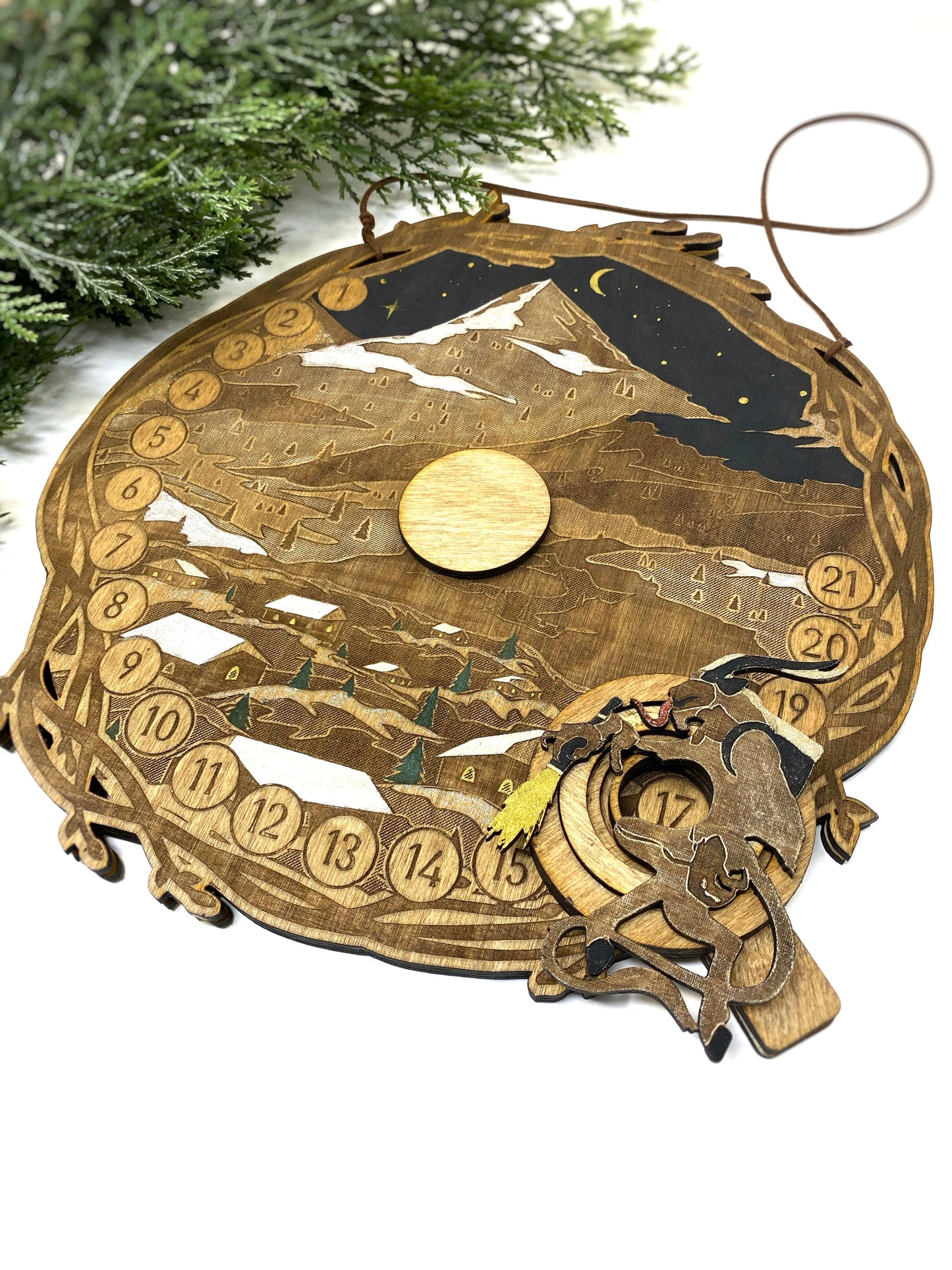 Krampus Yule Advent Calendar - Faux Theory Design