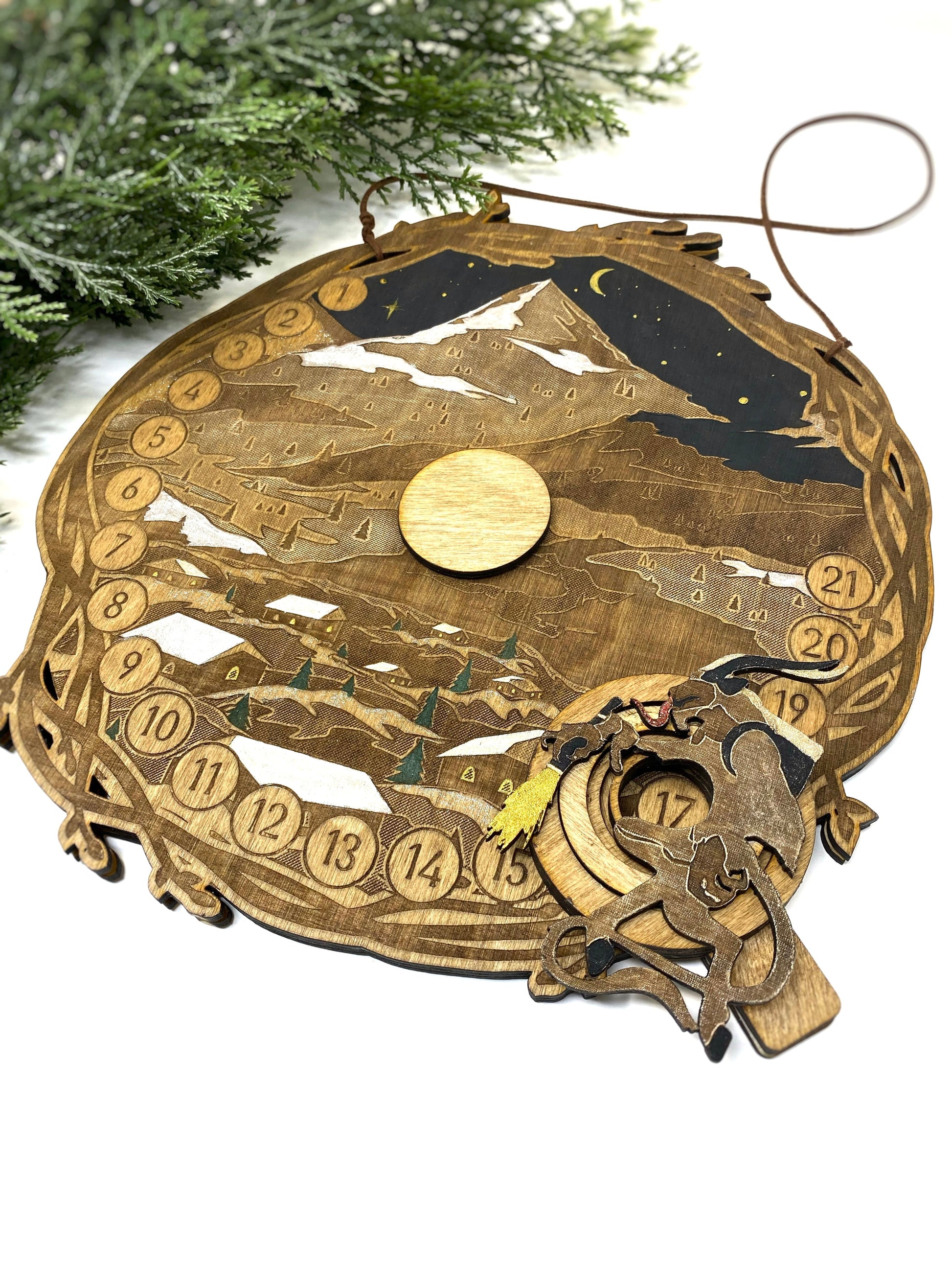 Krampus Yule Advent Calendar - Faux Theory Design