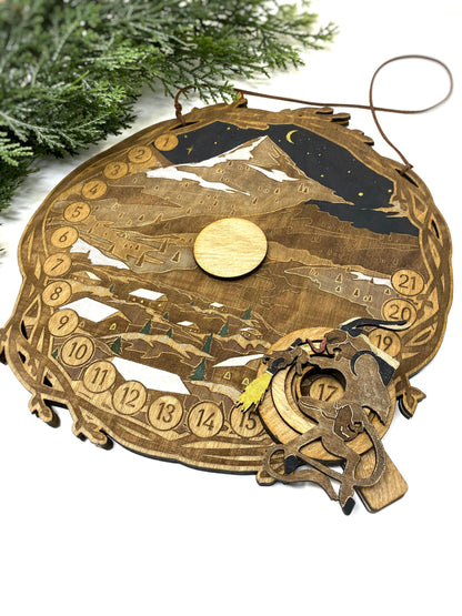Krampus Yule Advent Calendar - Faux Theory Design