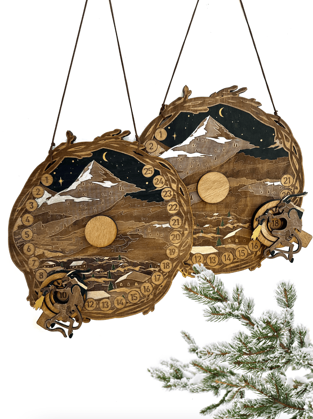 Krampus Yule Advent Calendar - Faux Theory Design