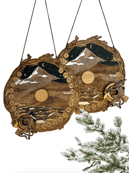 Krampus Yule Advent Calendar - Faux Theory Design