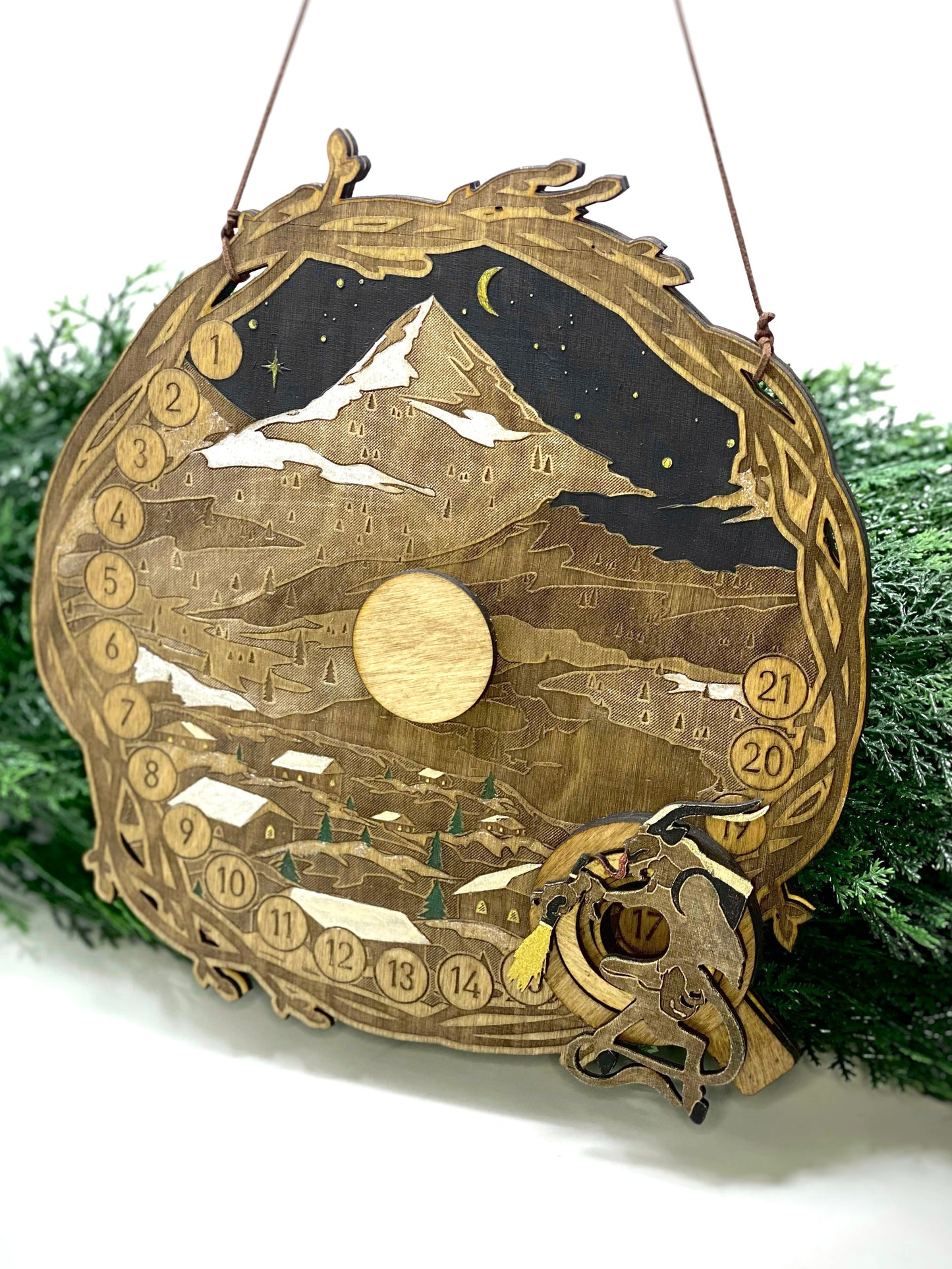 Krampus Yule Advent Calendar - Faux Theory Design