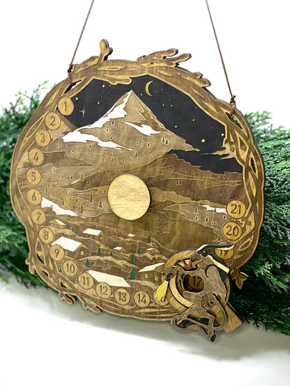 Krampus Yule Advent Calendar - Faux Theory Design