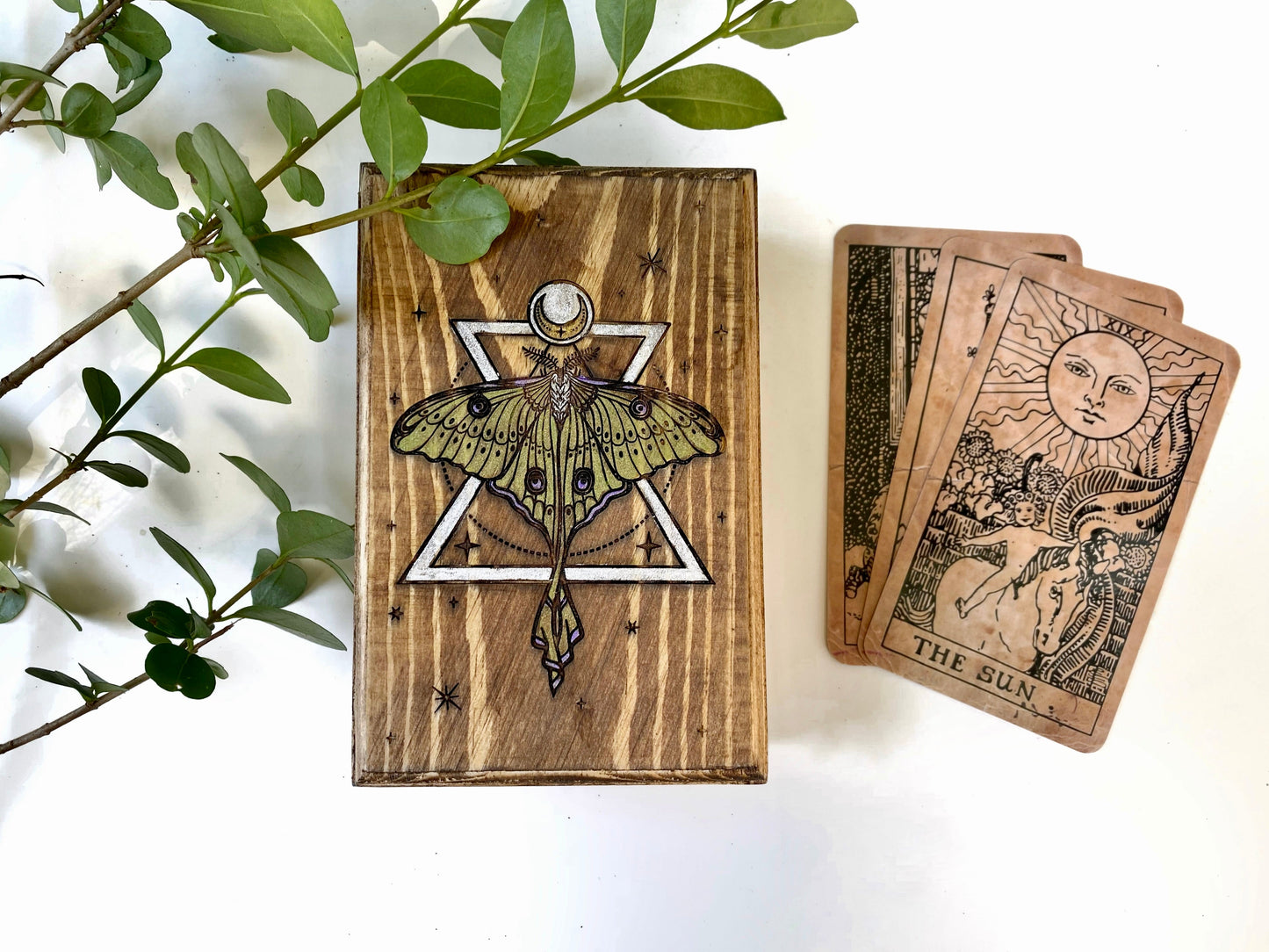 Luna Moth Tarot Box - Faux Theory Design