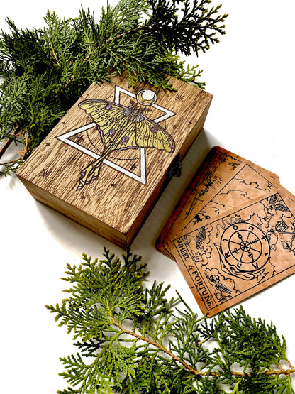 Luna Moth Tarot Box - Faux Theory Design