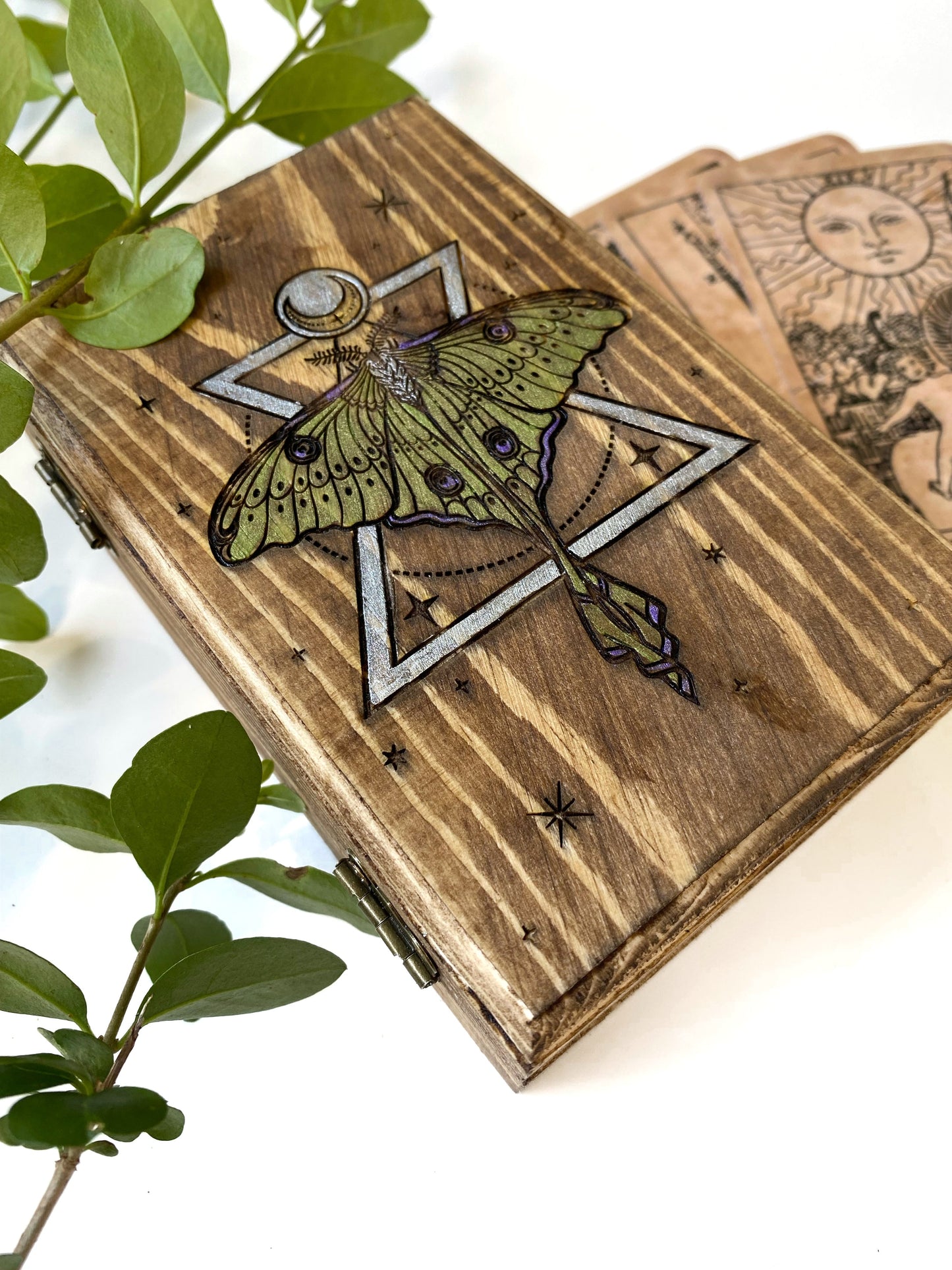 Luna Moth Tarot Box - Faux Theory Design