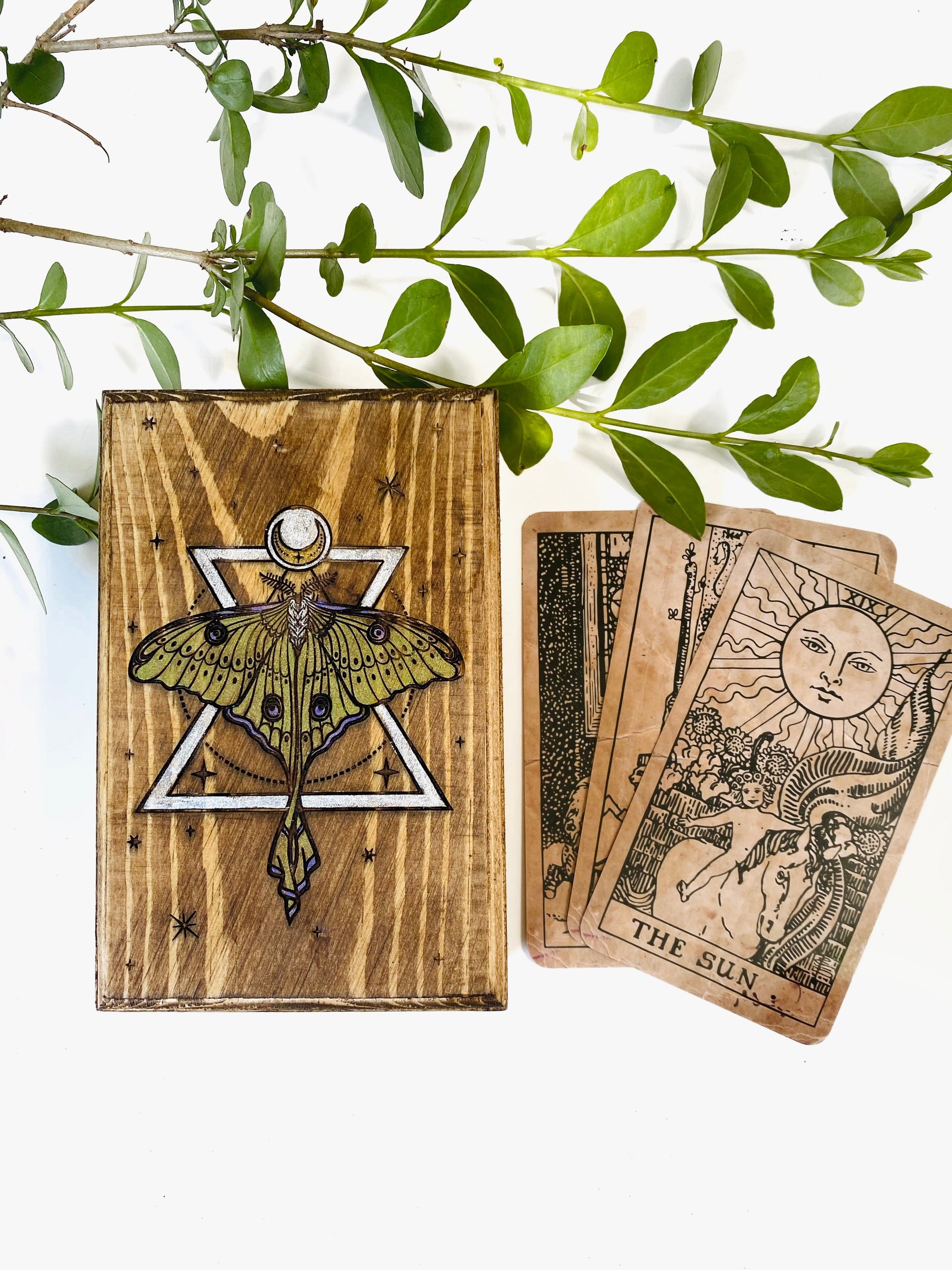 Luna Moth Tarot Box - Faux Theory Design