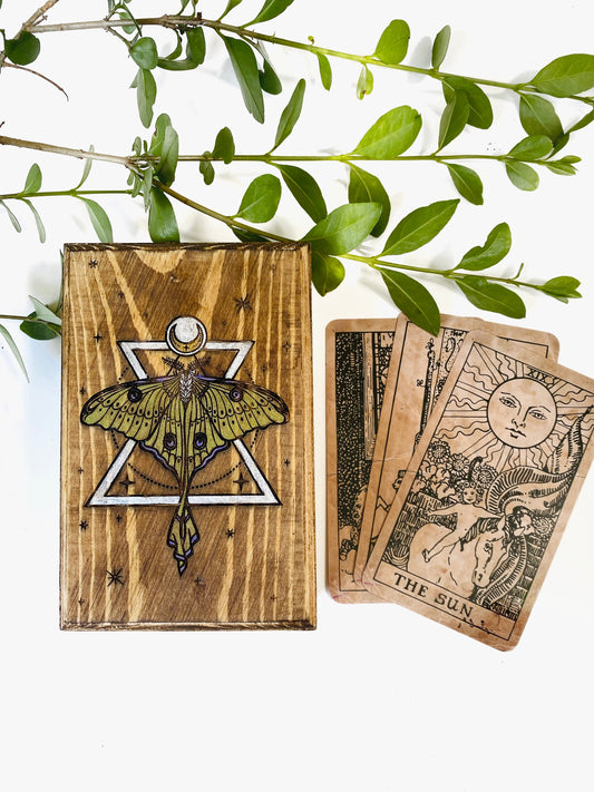 Luna Moth Tarot Box - Faux Theory Design