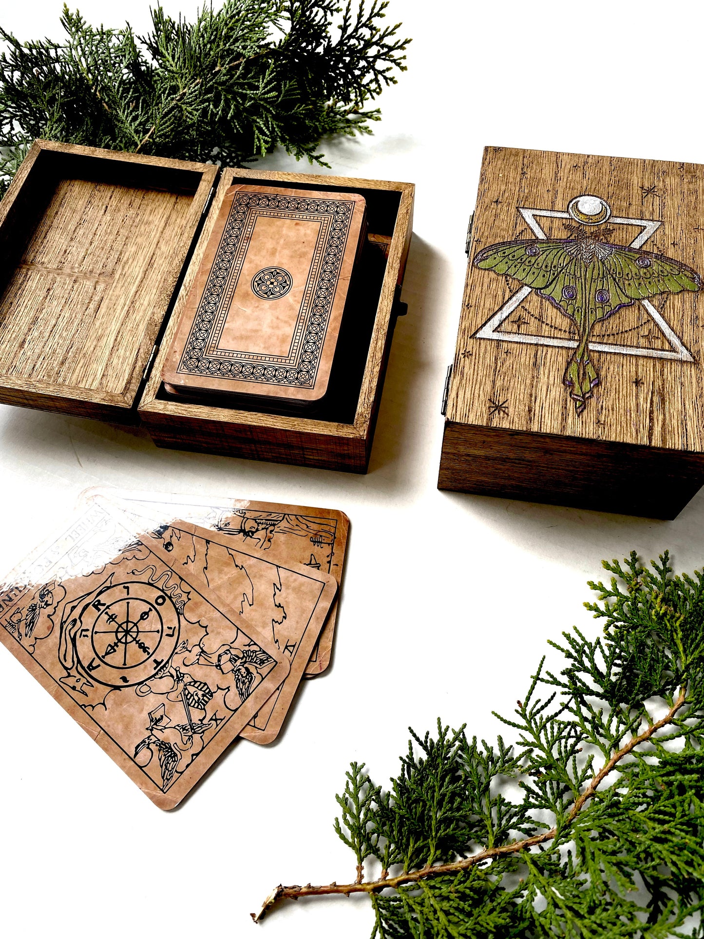 Luna Moth Tarot Box - Faux Theory Design