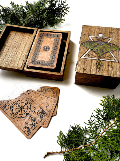 Luna Moth Tarot Box - Faux Theory Design
