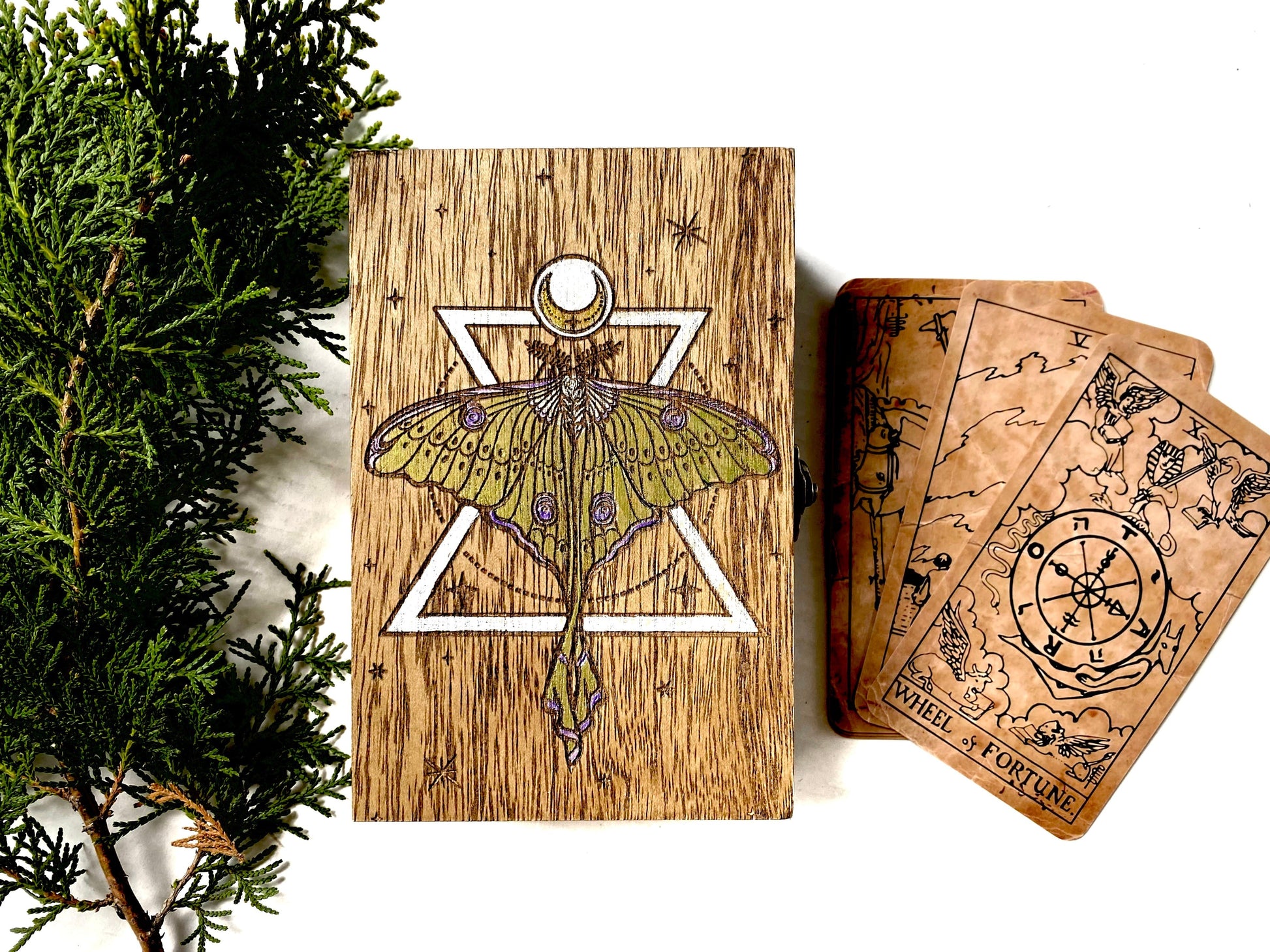 Luna Moth Tarot Box - Faux Theory Design