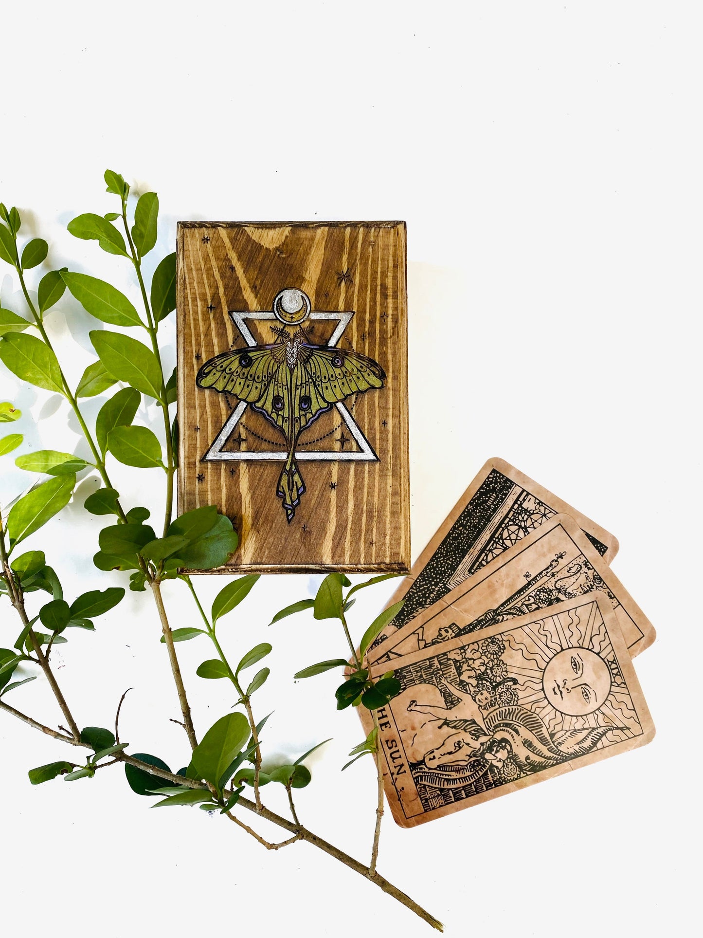Luna Moth Tarot Box - Faux Theory Design