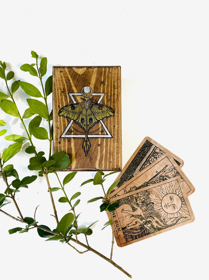 Luna Moth Tarot Box - Faux Theory Design