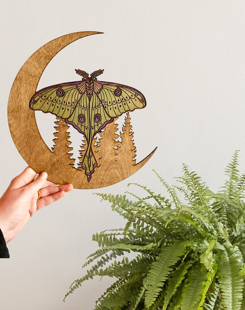 Luna Moth Wall Hanging - Faux Theory Design