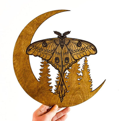 Luna Moth Wall Hanging - Faux Theory Design