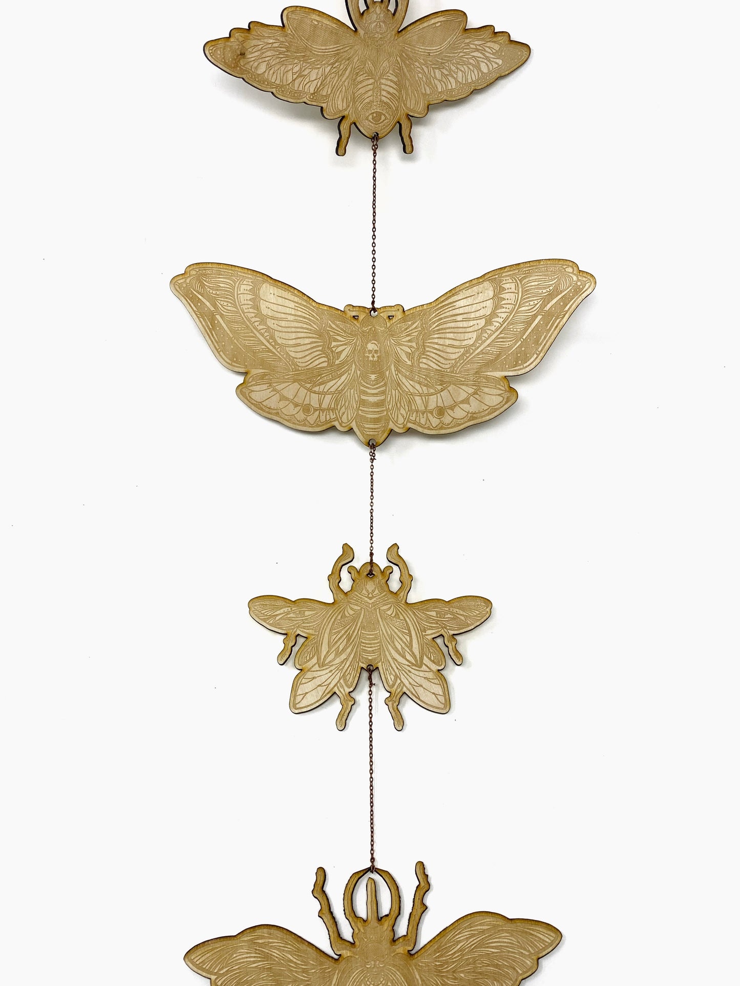 Moth and Beetle Garland - Faux Theory Design