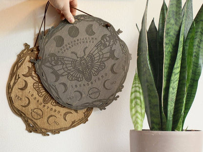 Moth Ouija Board, Death's Head Hawk Moth - Faux Theory Design