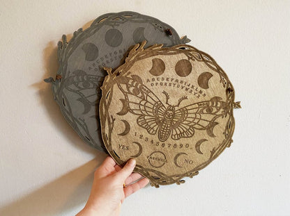 Moth Ouija Board, Death's Head Hawk Moth - Faux Theory Design