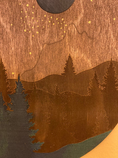 Night Sky Filled with Stars Wall Art - Faux Theory Design