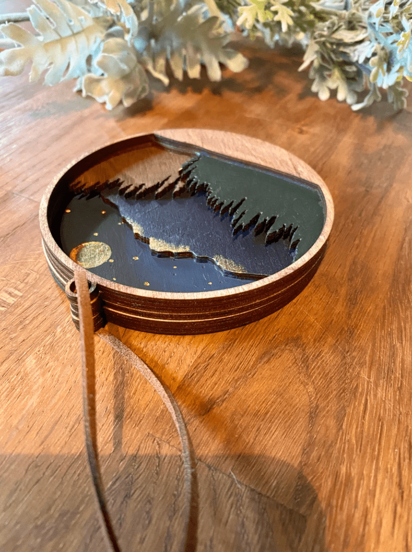 Night Sky Ornament - Faux Theory Design